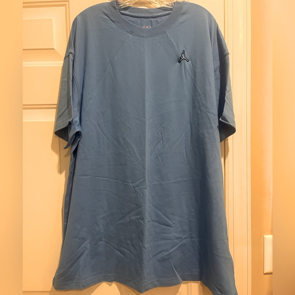 Jordan t shirt dress, blue, size small, oversized fit